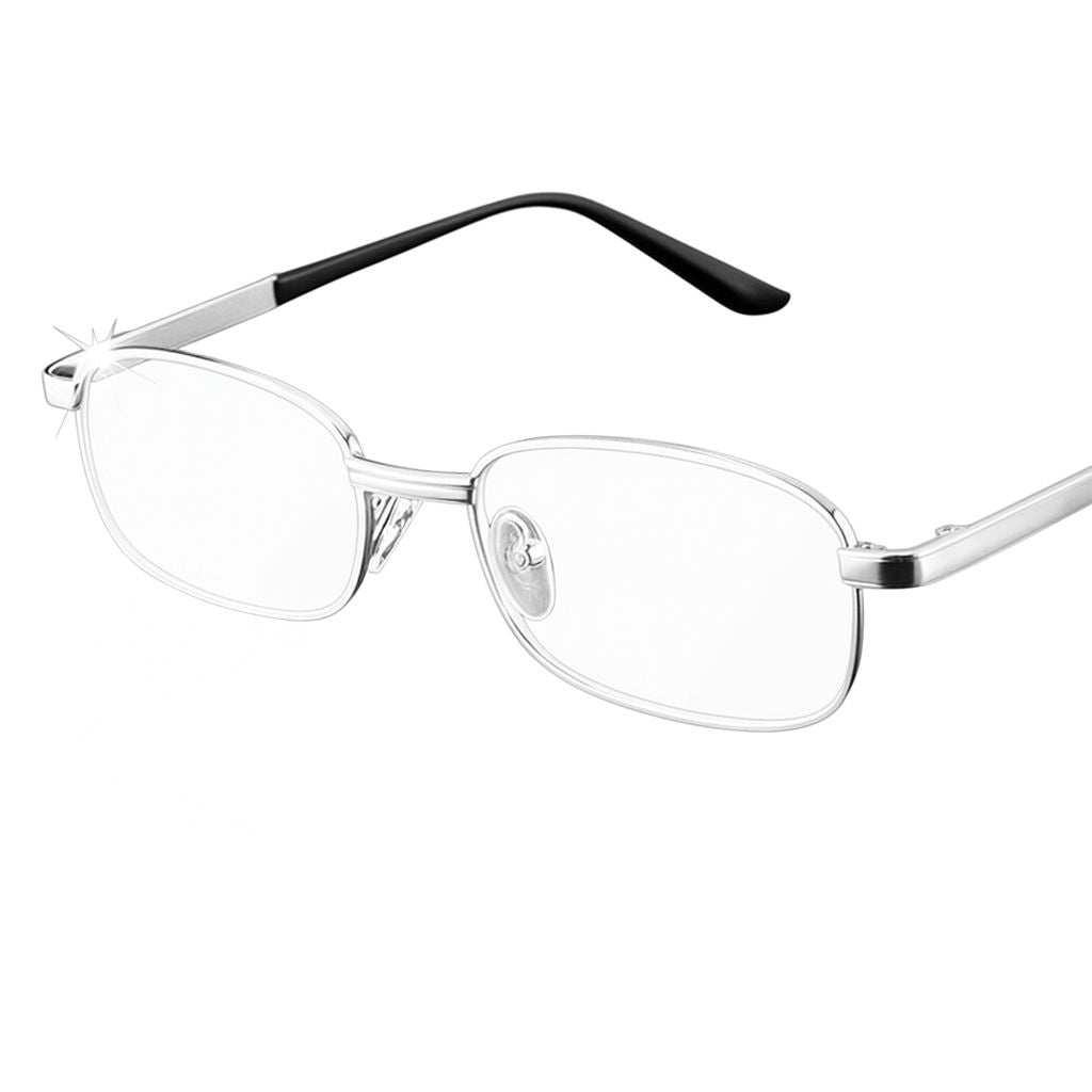 Óculos de Leitura Unissex com Armação de Liga e Lentes HD