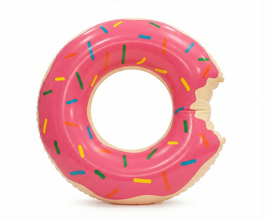 Boia Inflável Donut para Piscina Juvenil e Infantil