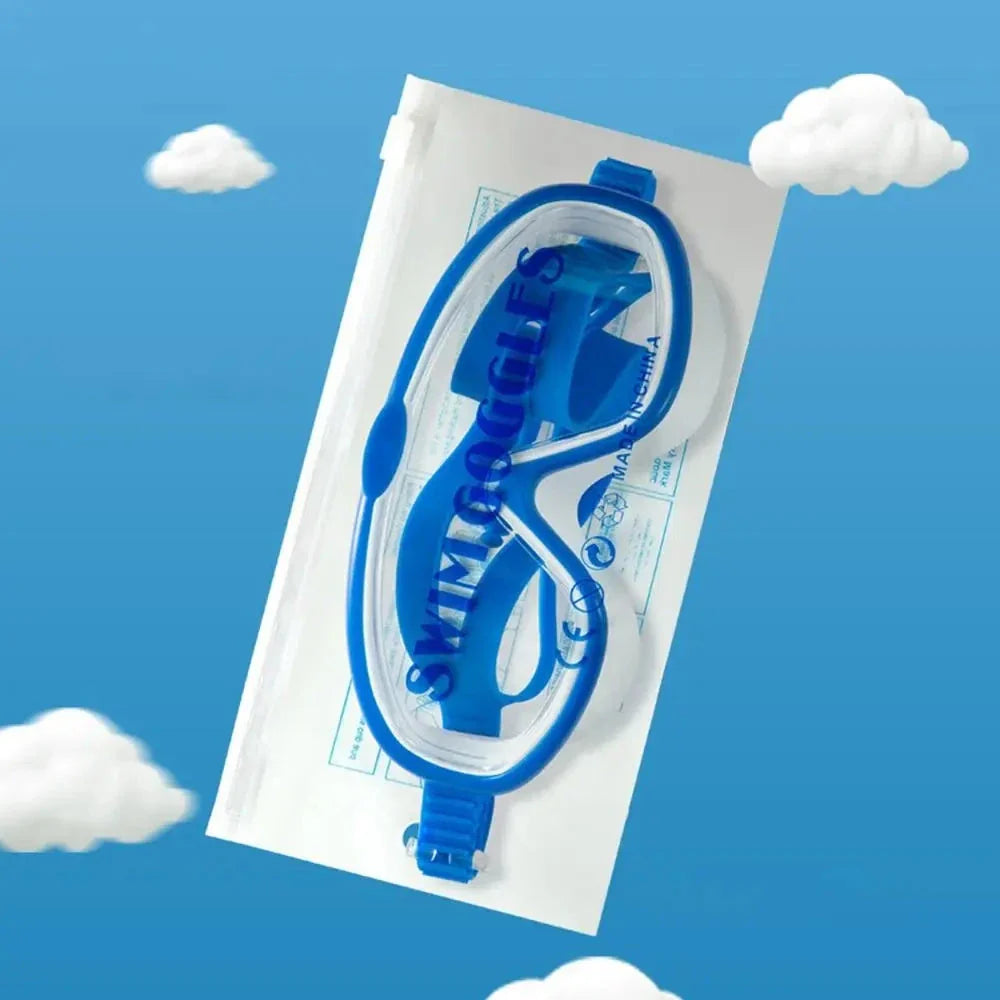 Óculos de Natação Infantil Antiembaçante com Tampões