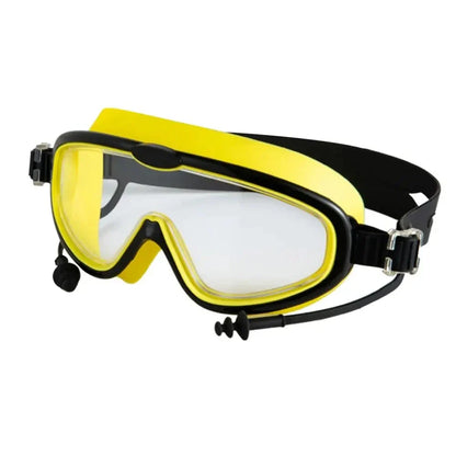 Óculos de Natação Infantil Antiembaçante com Tampões