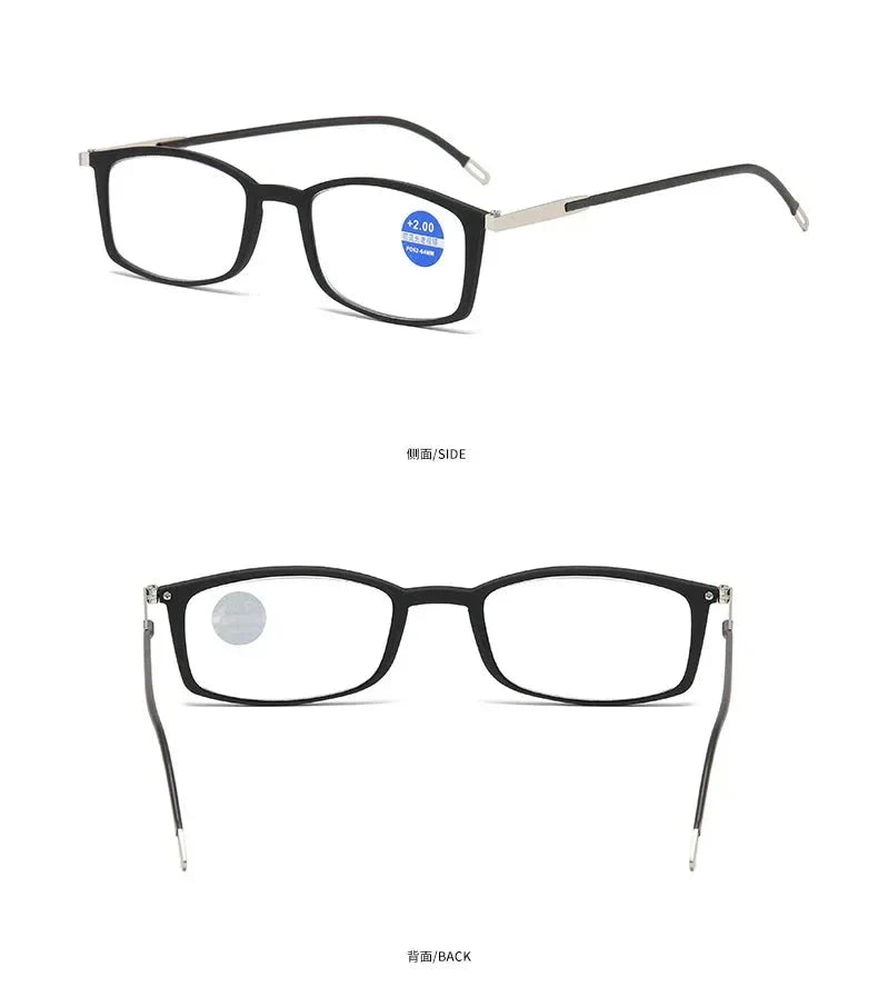 Óculos de Leitura Anti Luz Azul Portátil Ultraleve