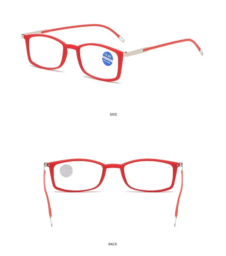 Óculos de Leitura Anti Luz Azul Portátil Ultraleve