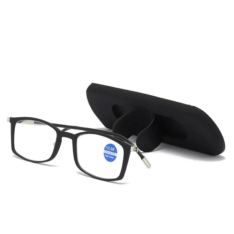 Óculos de Leitura Anti Luz Azul Portátil Ultraleve