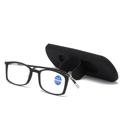 Óculos de Leitura Anti Luz Azul Portátil Ultraleve
