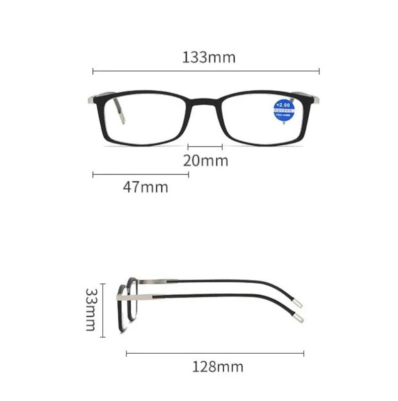 Óculos de Leitura Anti Luz Azul Portátil Ultraleve