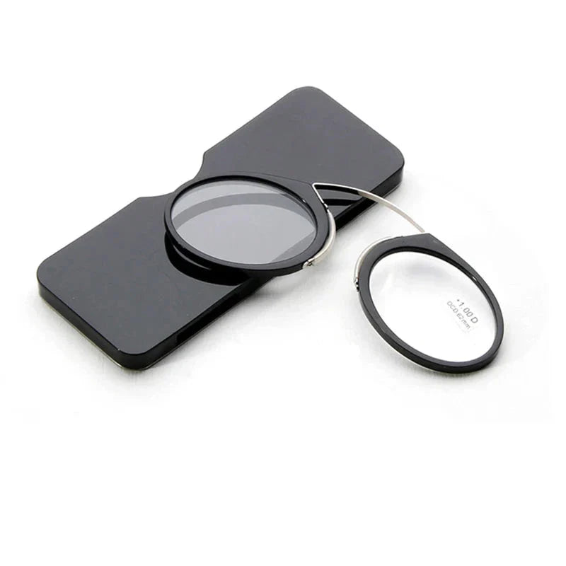 Óculos de Leitura Portátil Ultraleve com Clipe - Compacto e Prático